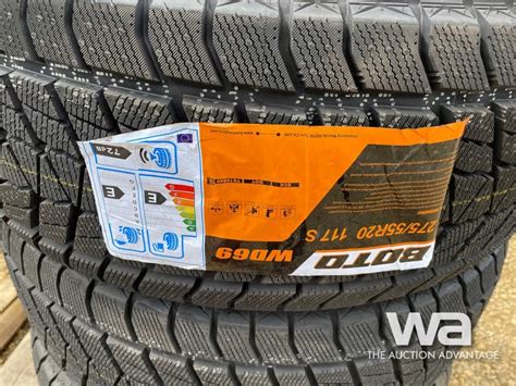 (UNUSED) (4) BOTO ICEKNIGHT WD69 275/55R20 TIRES