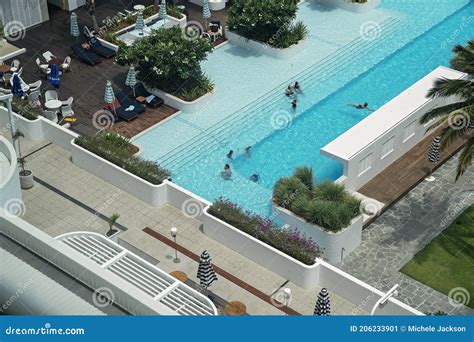 Guests Swimming in Casino Pool Editorial Photo - Image of drop, female ...