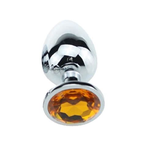 Plug Plug Anal En M Tal Et Cristal En Acier Inoxydable Perles De Butin Bijoux Anaux Produits