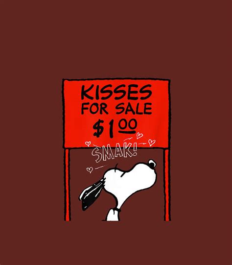 Peanuts Snoopy Valentines Kissing Booth Digital Art By Salahi Aydah