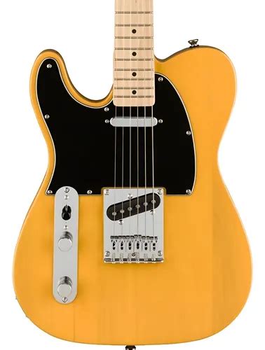 Guitarra Eléctrica Zurda Squier Telecaster Affinity Series Zurdo Butterscotch Blonde Arce