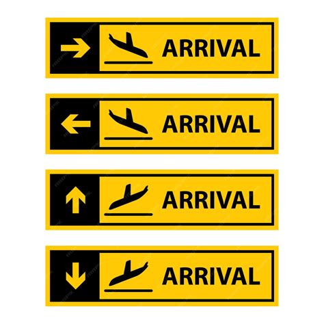 premium vector airport sign  graphic  web design