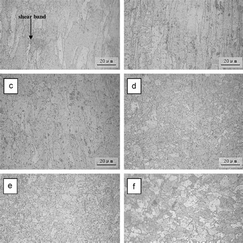 Microstructures Of Alloy Deformed With Various Strain Rates At