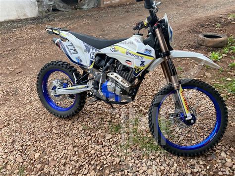 Комплект наклеек на мотоцикл MOTOLAND XT-250-HS-ala-Husqvarna
