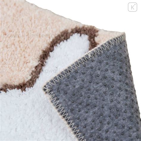 Japan Miffy Fluffy Mat Miffy Beige Flower Kawaii Limited