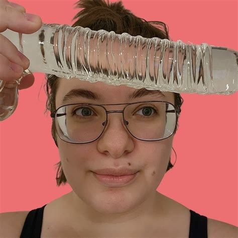 Gläs 8 Realistic Ribbed Dildo With Balls Toy Review Review Tried