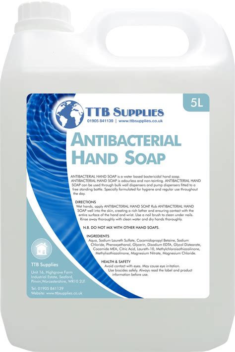 Ttb Supplies Antibacterial Hand Soap 5l