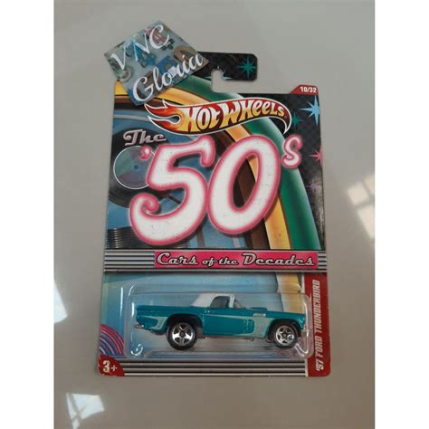 Jual Hot Wheels 57 Ford Thunderbird Blue Cars Of The Decades 50s Hotwheels HW Mobil Mainan Biru