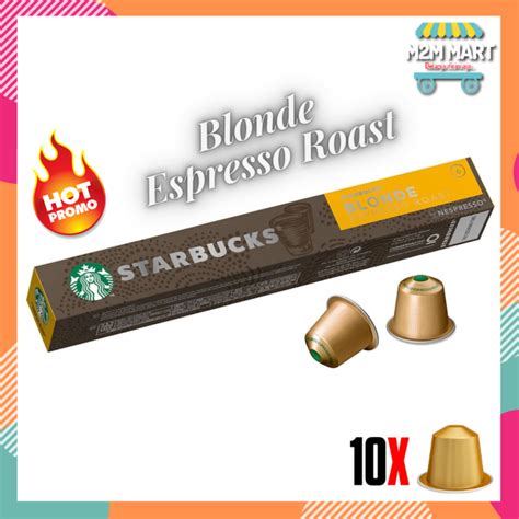 Kopi Nespresso Kapsul Starbucks Blonde Espresso Roast Capsules Lazada Indonesia