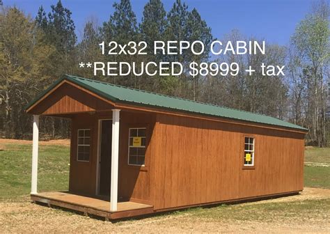 !!SOLD!!“REPO SPECIAL” 12x32 UTILITY CABIN Portable Buildings