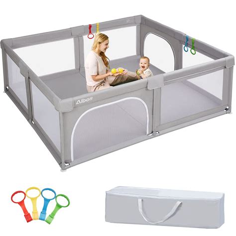 "Albott Portable Baby Playpen for Babies and Toddlers- Extra …