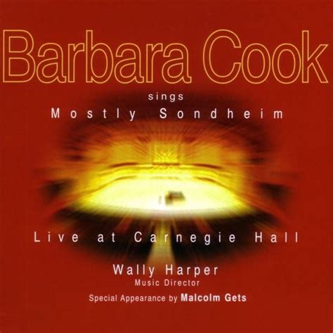 Barbara Cook - Barbara Cook Sings Mostly Sondheim: Live at Carnegie Hall