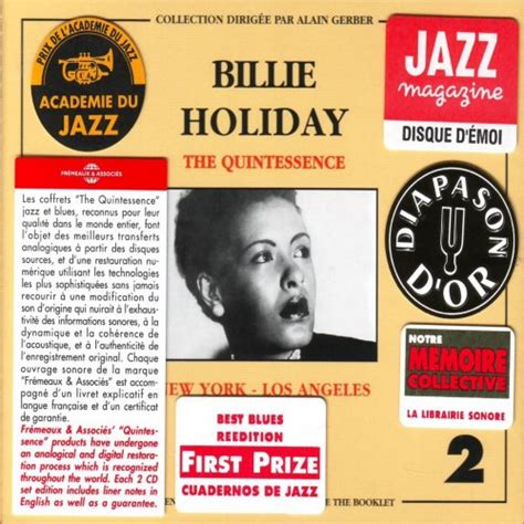 Billie Holiday - Quintessence New York - Los Angeles, Vol. 2: 1934-1946