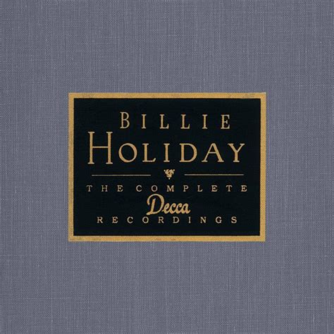 Billie Holiday - The Complete Decca Recordings