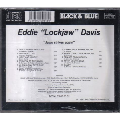 Eddie "Lockjaw" Davis - Jaws Strikes Again