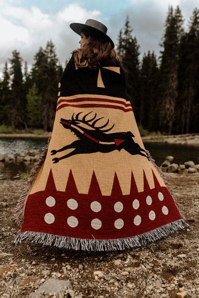 "Elk" Throw Blanket - Eighth Generation