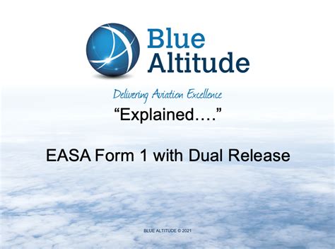 "Explained..." EASA Form 1 with Dual Release YouTube