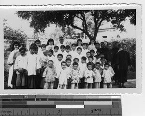 "Front Door of Orphanage at Luoding"