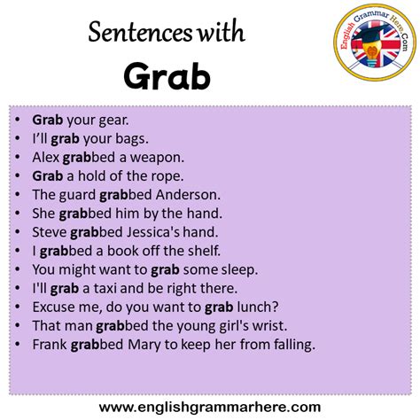 "Grabn" example sentences