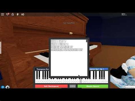 "His Theme" Undertale Roblox piano (sheets in description)