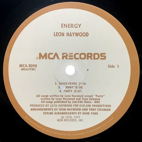 Leon Haywood - Energy