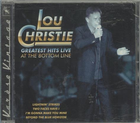 Lou Christie - Greatest Hits Live at the Bottom Line