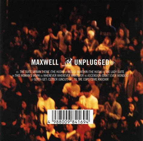 Maxwell - MTV Unplugged