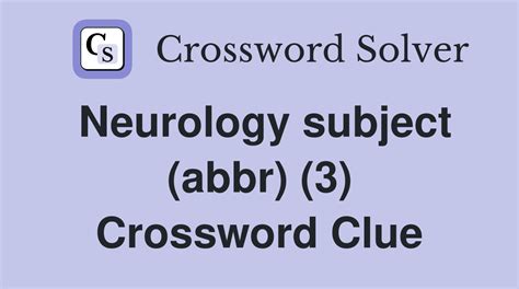 "Nova" subject: Abbr. - crossword puzzle clue