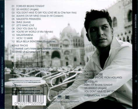 Patrizio Buanne - Forever Begins Tonight [2007]