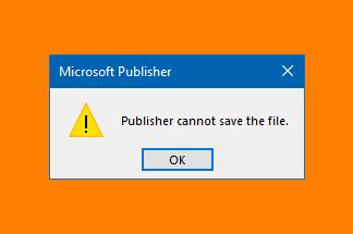 "Publisher cannot save the file" error when saving as PDF - Microsoft …