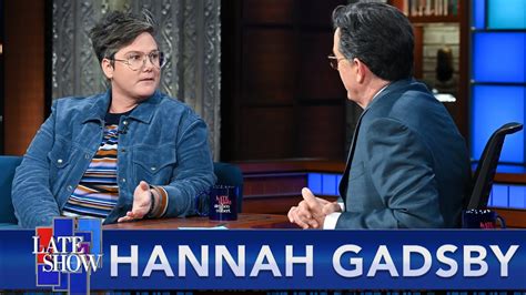 "She Would Eat You Alive" - Hannah Gadsby Invites Stephen To …