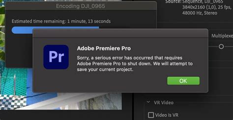 "Sorry, a serious error has occurred..." - Adobe Inc.