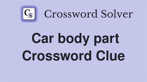 "Spare" body part -- Crossword clue Crossword Nexus