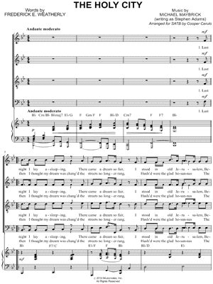 "The Holy City" Sheet Music - Musicnotes.com