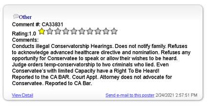 "The Robing Room: CA State Judges