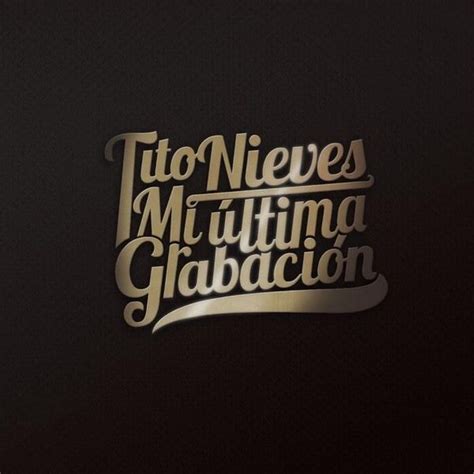 Tito Nieves - Mi Ultima Grabación