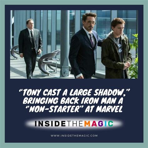 "Tony Cast a Large Shadow," Bringing Back Iron Man a "Non …