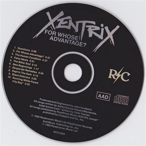 Xentrix - For Whose Advantage? [Bonus Tracks]