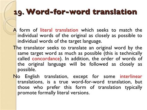 "literal translation" "direct translation" "word-for-word translation ...