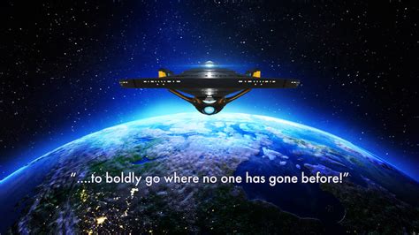 "to boldly go" fan but who still has both feet on the ground in …