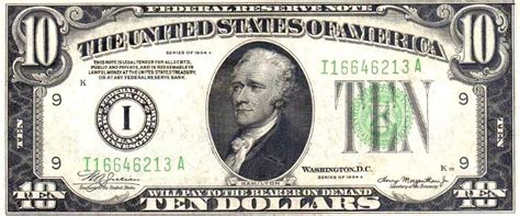 Condition is the second most important variable. Other factors such as serial number, popularity, and provenance can add some extra value. However, 99% of the time you can value any $10 bill based purely on its rarity and condition. If you are looking to sell your ten dollar bill, or just get a free appraisal, then please contact us.