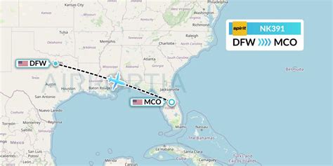 $43 Spirit Airlines Flights: Orlando (MCO) to Dallas (DFW)