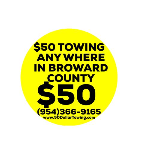 $50 towing anywhere in broward county. Specialties: J&S Towing and Transport Services is the leader in towing, road service and roadside assistance at the best price in the industry, J&S Towing is home of the $50 Towing anywhere in Broward, you won't be charged a hook up or mileage fee, ONLY $50 anywhere in Broward. 