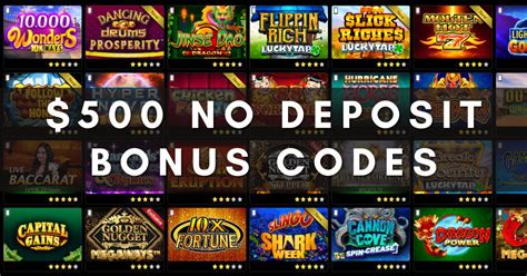 casino no deposit bonus 500