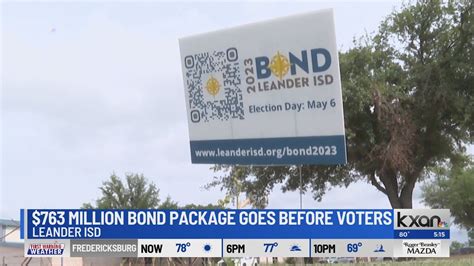 $763M Leander ISD bond package on the ballot for voters