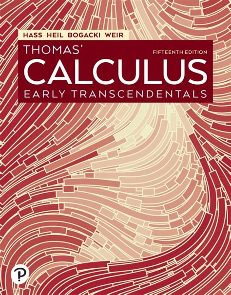 This is the solution manual answers of Thomas's Calculus: 