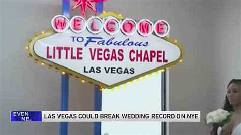 'A double whammy': Las Vegas weddings could hit record on New Year's Eve thanks to date's pattern
