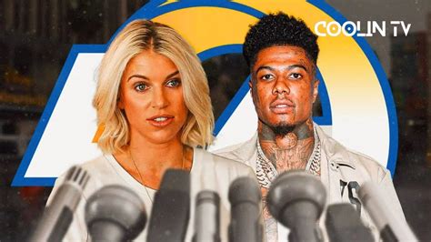 'A lot of butts here': Matt Stafford's wife slams Blueface for conduct at Rams game