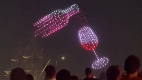 'Ballet of drones' highlight final night of Bordeaux Wine Festival