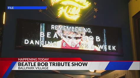 'Beatle Bob' tribute show taking place tonight at Ballpark Village
